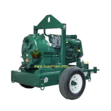 Trailer Mounted Diesel Engine Self-Priming Pump